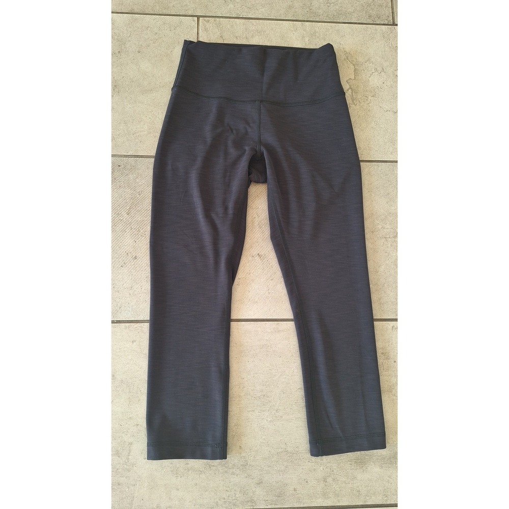 Lululemon  Athletic‎ Legging Size 6 Hi Rise  Grey Gym